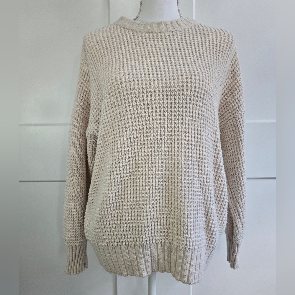 American Eagle Cozy Cream Sweater
